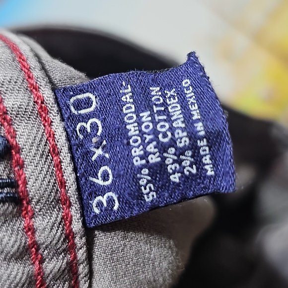 johnnie-O Men's Grey Slim Straight Jeans 36x30 - Picture 5 of 7